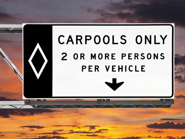 Carpool lane violations in Nevada